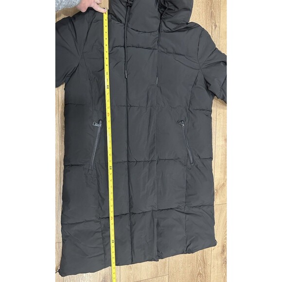 Women’s DKNY Heavy Puffer Parka Long Coat Jacket Black XL EUC! - Picture 11 of 15